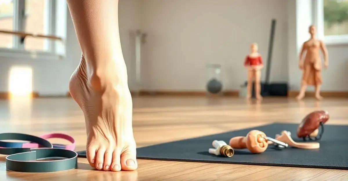 Exercícios para melhorar a condição do pé de bailarina